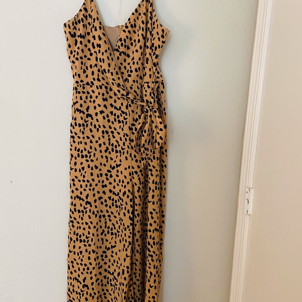 Forever 21 Leopard PRint Jumpsuit